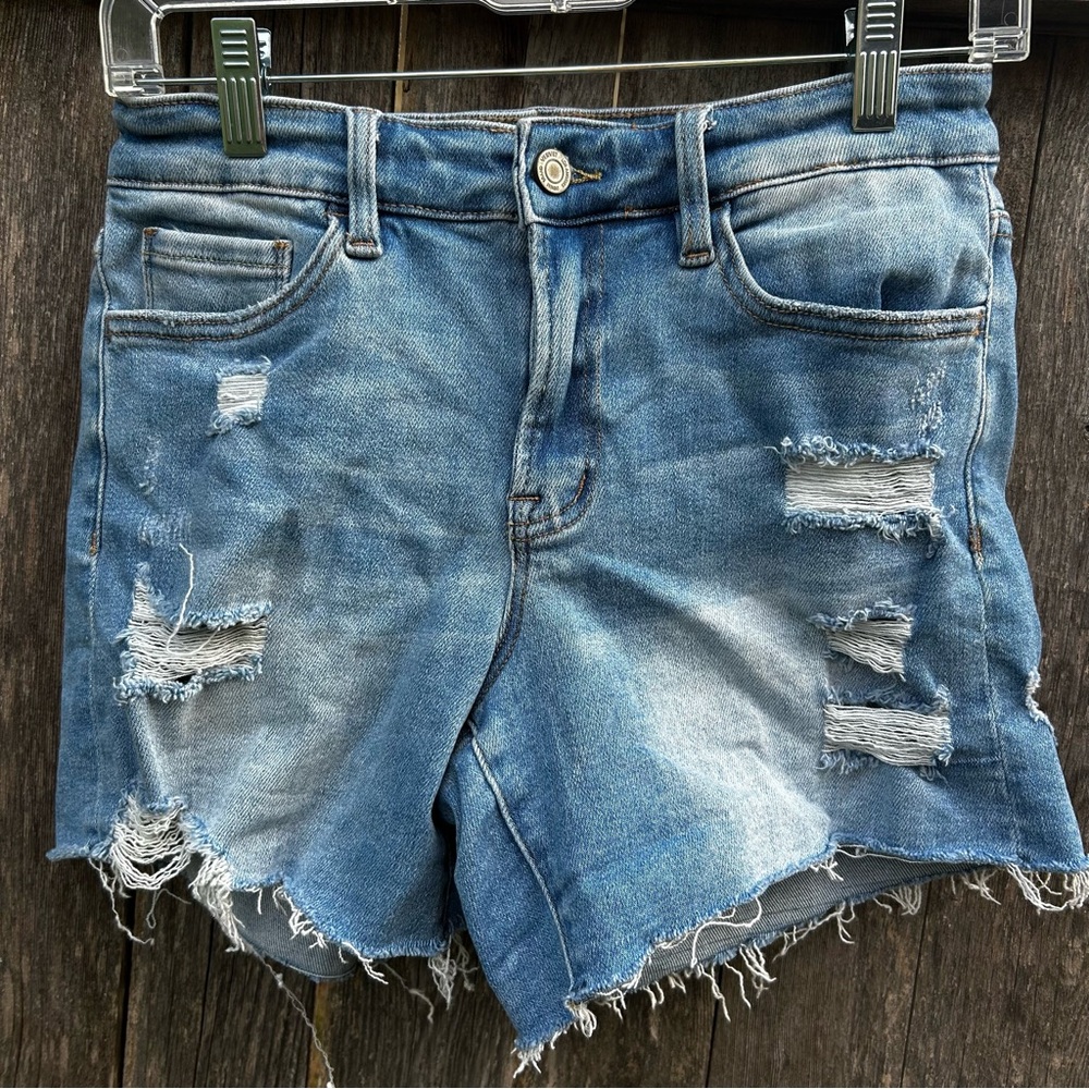 Vervet Distressed Denim Woman’s Shorts Size M